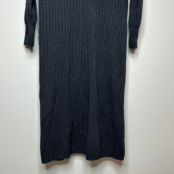 NWT Faherty Gray Jackson Ribbed Knit Duster Cardigan Sweater Size S Dress - Picture 8 of 9